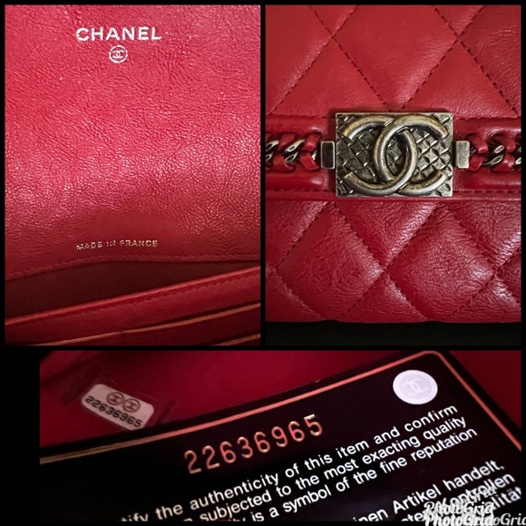 😍VERY RARE😍 CHANEL AGED CHAIN AROUND BOY LONG WALLET ON A CHAIN 😍 - Picture 4 of 15